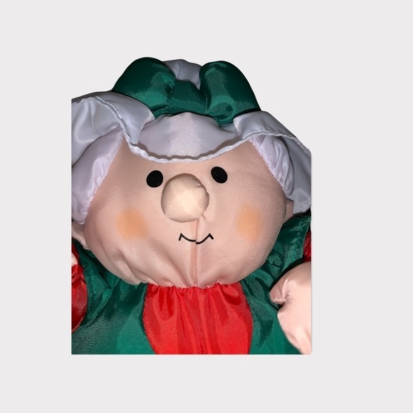 Vintage Stuffins Mrs. Santa Clause Nylon Plush 10” Christmas Stuffed Animal EUC! - Picture 4 of 7